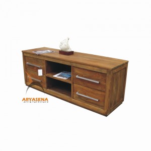 ASN 14 - Assen TV Table  - Teak Rustic150x45x57