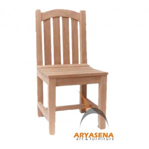 GFCH 004 Bow Back Side Teak Chair
