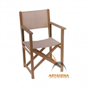 GFCH 037 Director Teak Canvas Chair