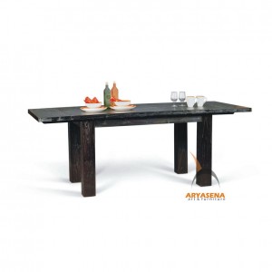 ELISENDA TABLE WITH 2 EXTENSION