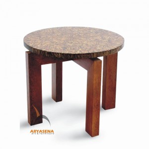 Coco Table with Top Resin - T 015